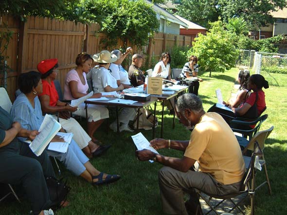 Rhode Island Block Club in action - Click for more pictures